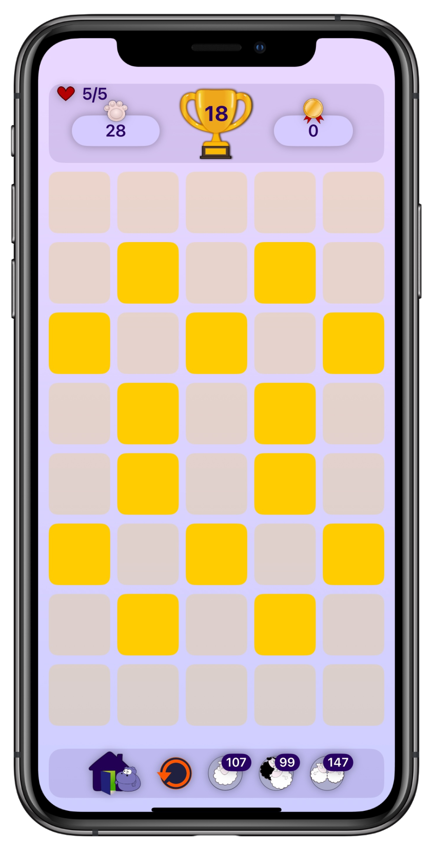 Screenshot gameplay Mind The Chubblie